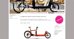 Desktop Screenshot of cargobicycles.org